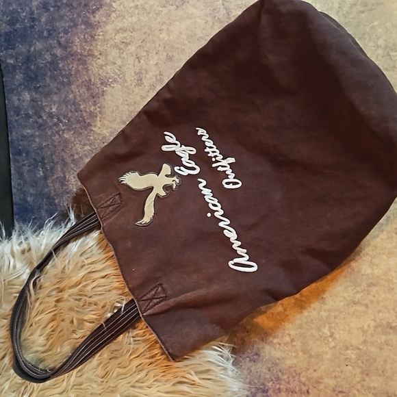 American Eagle Outfitters Handbags - AEO | Brown Heavyweight Bookbag Tote
